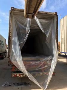 China 20ft 40ft PE Dry Bulk Container Liner 150mic Polyethylene Seafood on sale