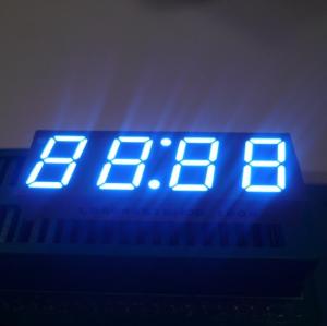Quality Ultra Blue LED Clock Display ,4 dight 7 Segment LED Display 4 Digit For Microwave Oven for sale