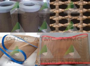 Quality Heat Resistant Teflon Coated Fabric BELT TF PTFE Coated Conveyor Belts for sale