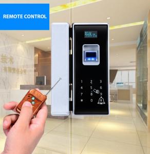 Quality RF Card Biometric Glass Door Lock Semiconductor Sensor Big Data Capacity for sale