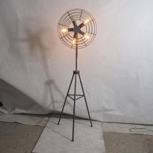 Quality Vintage Industrial floor lamp fan light lamp edison bulb lamp antique retro floor lamp(WH-VFL-07) for sale