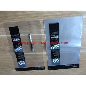 Buy cheap Custom Printing Transparent Packaging PE Bags For Stationery Small Gift Hair from wholesalers