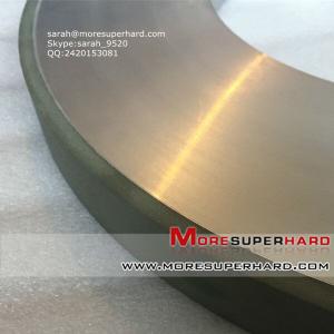 China resin bond cbn wheel for high speed steel  sarah@moresuperhard.com on sale