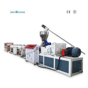 Quality 39.6 Rpm Plastic Conical Twin Screw Extruder Machine 2000KG for sale