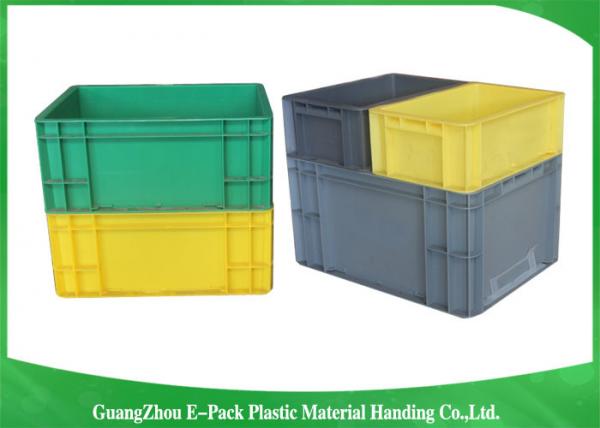 Buy PP Plastic Logistic Euro Stacking Containers For Food Clothes Auto Medical 21.2L at wholesale prices