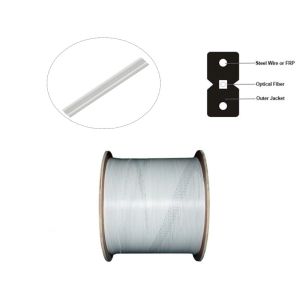 Buy cheap Messager 1.0mm FTTH Drop Fiber Optic Cable , Fiber Optic Drop Cable For Internet from wholesalers