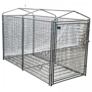 Quality Galvanized Outdoor Heavy Duty Dog Kennel Large Removable Tray for sale