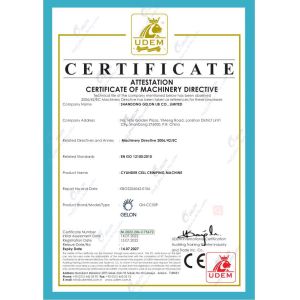 Shandong Gelon Lib Co., Ltd Certifications