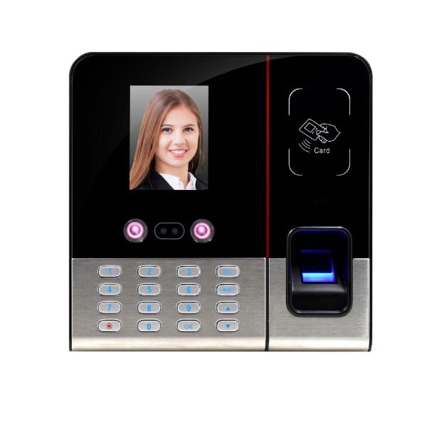 Buy Biometric Face Facial Recognition Time Attendance System TCP/IP Access Control Employee Time Clock Recorder Machine Read at wholesale prices