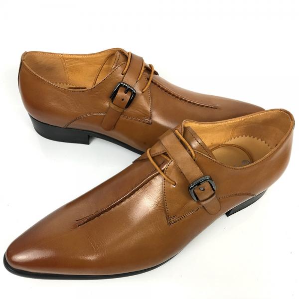 Buy Oxford Business Office Dress Men Formal Dress Shoes , Monk Strap Shoes at wholesale prices