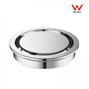 Quality Recessed Circular Shower Drain , Brass Round Floor Drain Without Trap for sale