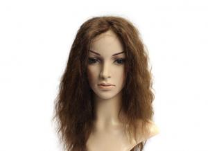 China Natural Black Human Hair Lace Front Wigs Shedding Free , Tangle Free on sale