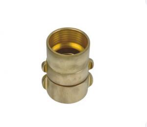 Quality Sandblast Brass Fire Hose Fittings 1.5 2.5 Fire Hose And Nozzle And Coupling for sale