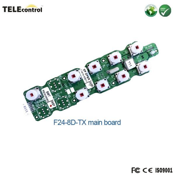 Tele Crane remote controller F24-8S emitter main PCB board with 8 double speed