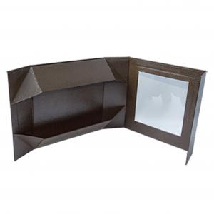 Quality Handmade Foldable Paper Box Collapsible Foldable Cardboard Boxes With Window for sale