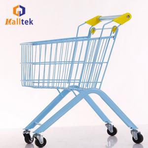 Quality Fashion Supermarket Mini Toy Shopping Trolley 50KG Loading for sale