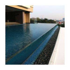 China Swimming Swim Spa Pool Transparent Fiber Glass Mosaic Acrylic Panels with LED Lighting on sale