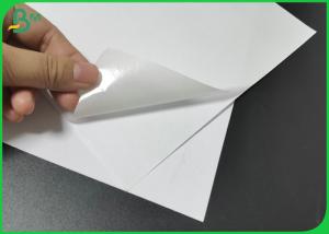 China Inkjet Printing Semi Glossy 80 Gsm Self - Adhesive Paper For Making Product Label on sale