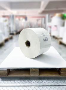China Oil Glue BOPP Roll Label , Label Adhesive Paper 50u Face Thickness on sale