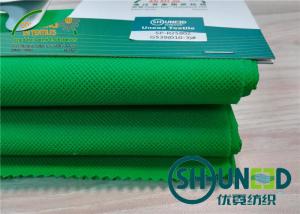China Green PP Spunbond Non Woven Fabric For Antimicrobial Medical , Home Textile on sale