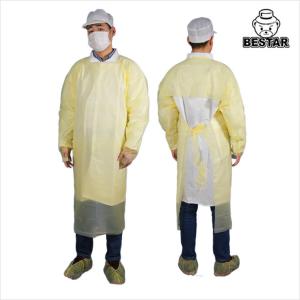 China OEM Level 3 CPE Medical Disposable Hospital Gowns Uniform on sale