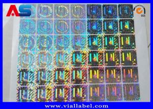 China Custom Holographic Stickers , Anti Fake 3D Hologram Stickers Printing on sale