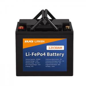 Quality UPS Database Lithium Storage Batteries 12v 30ah Rechargeable Battery for sale