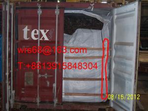 China 20ft PP Woven Dry Bulk Container liner for Copra , Easy to Install on sale