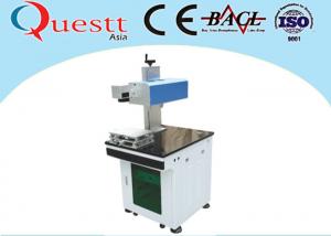 China Easy Moving Laser Wire Marking Machine , 3W White Plastic Engraving Machine on sale