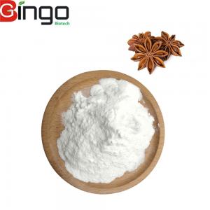 Quality 98% Shikimic Acid Powder Bulk Herbs And Spices Star Anise Fruit Extract for sale