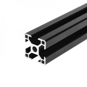 Quality 6063 T3 T5 T8 10mm Black Anodized T Slot Aluminum Alloy Profiles For Economical Sliding Windows for sale