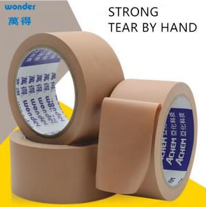 Quality Carton Sealing PVC Adhesive Tapes Rubber Base Light Weight Packing for sale