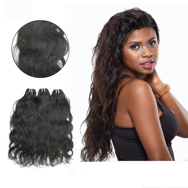 Buy 20" Real Original Water Wave Hair Bundles 7a Grade Peruvian Curly Human Hair at wholesale prices