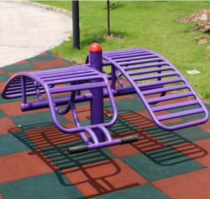 China Colorful Playground Rubber Mats / Rubber Gym Floor Mats /Outdoor Rubber Tiles 50*50*5CM on sale