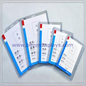 Quality Plastic ID Business Card Holder/Badge Holder for sale