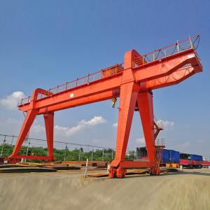 Quality Q345 Steel Double Girder Electric Gantry Crane Rail 30 ton for sale