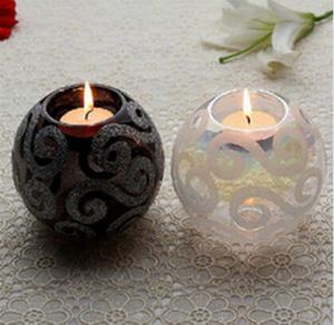 Quality lantern wholesale glass jars craft candle holder for sale