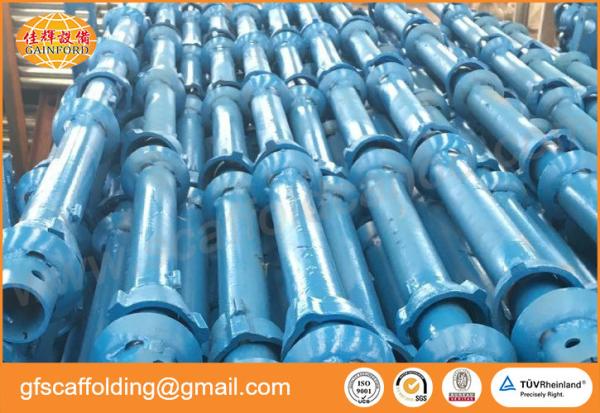 Buy Q235 painted scaffolding cup lock standard vertical with 2M for cup lock scaffolding system projects at wholesale prices