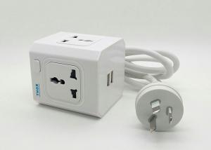 Quality Domestic Power Outlet Surge Protector , USB Conversion Surge Adaptor Plug for sale
