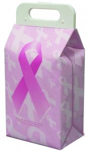 Quality Breast Cancer Awareness Koolit collapsible coolers Bag lifoam Pink ribbon for sale