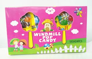 Quality Windmill Shape Lollipop Multi fruit flavor Hard Candy Sticks Funny And Tasty/HACCP,ISO for sale