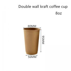 Quality PE Coated 300gsm Kraft Paper Coffee Cups BPA Free for sale