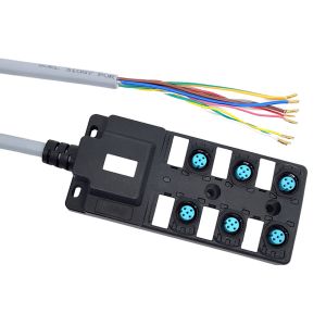 Buy cheap Single Channel Industrial M12 Distribution Box NPN 6 Port Junction Box from wholesalers