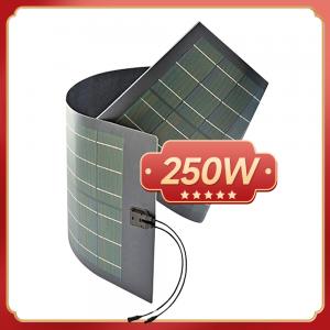 China 250W Flexible CIGS Solar Cell Solar Flex Panel With Mounting Bracket on sale