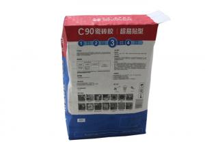 Quality 120g/M2 Kraft Paper Pasted Valve Bags Cement Packaging Bags For Gypsum Plaster for sale