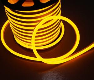 Quality China factory direct best quality waterproof IP65 LED Neon Flex yellow color jacket pvc neon rope for sale