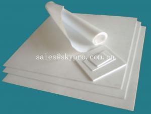 Quality PTFE molded / skived sheet with excellent chemical and weather resistance for sale
