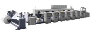 Quality Auto Paper Roll to roll Flexo Press Machine with anilox and cycliner wth quickly change structure for sale