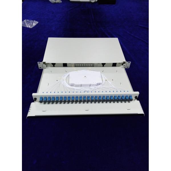 Sliding Tray Fiber Panel Splice Cassettes MPO Panel Fixed Shelf Fiber Optic Patch Panel