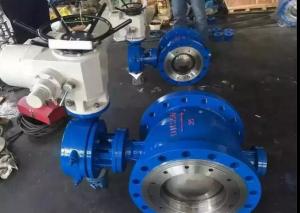 China Peumatic Actuator Stainless Steel Butterfly Valve with Metal Seat Sealing on sale
